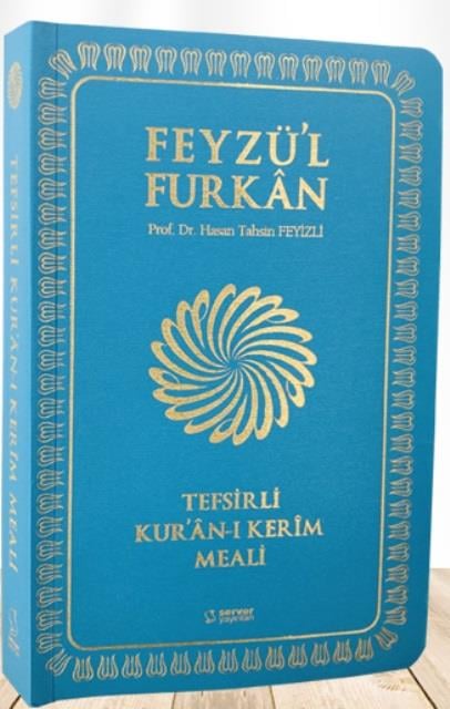 Feyzü'l Furkan Tefsirli Kur'an-ı Kerim Meali (Sempatik Cep Boy - İnce Cilt) Turkuaz