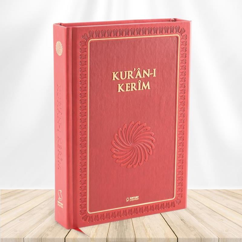 Kur'ân-ı Kerîm (Büyük Boy - Mıklepli - Kırmızı)