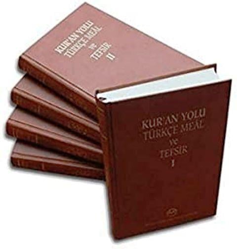 Kur'an Yolu Türkçe Meal ve Tefsir Deri Cilt (5 Cilt Takım)