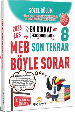 LGS Son Tekrar Sözel Soru Bankası