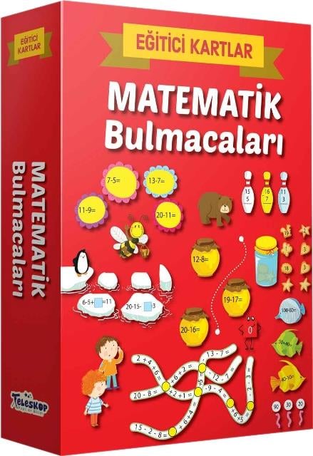 Matematik Bulmacaları - Eğitici Kartlar