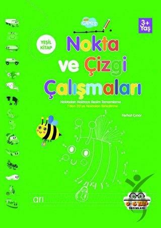 Nokta ve Çizgi Çalışmaları Yeşil Kitap