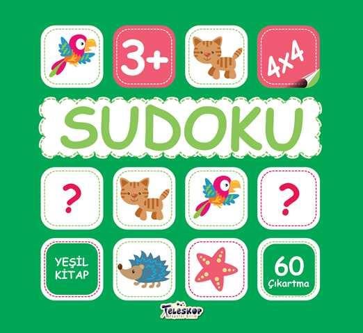 Sudoku 4x4 - Yeşil Kitap