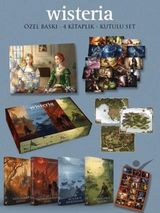 Wisteria Serisi Özel Kapak 4 Kitap (Hediyeli Kutu)