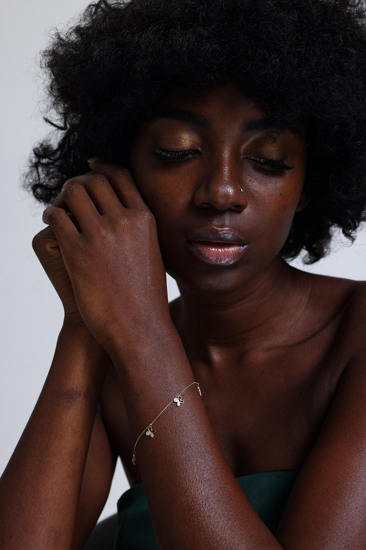 Altın Kelebek Bileklik