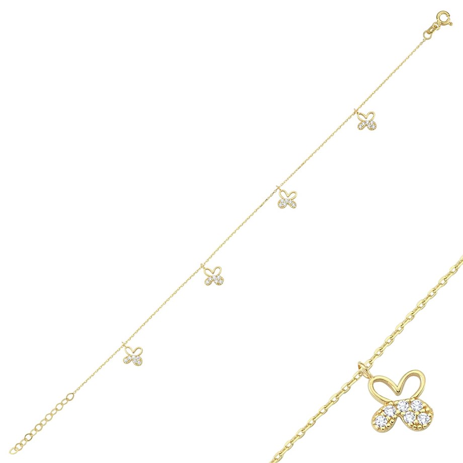 Altın Kelebek Bileklik