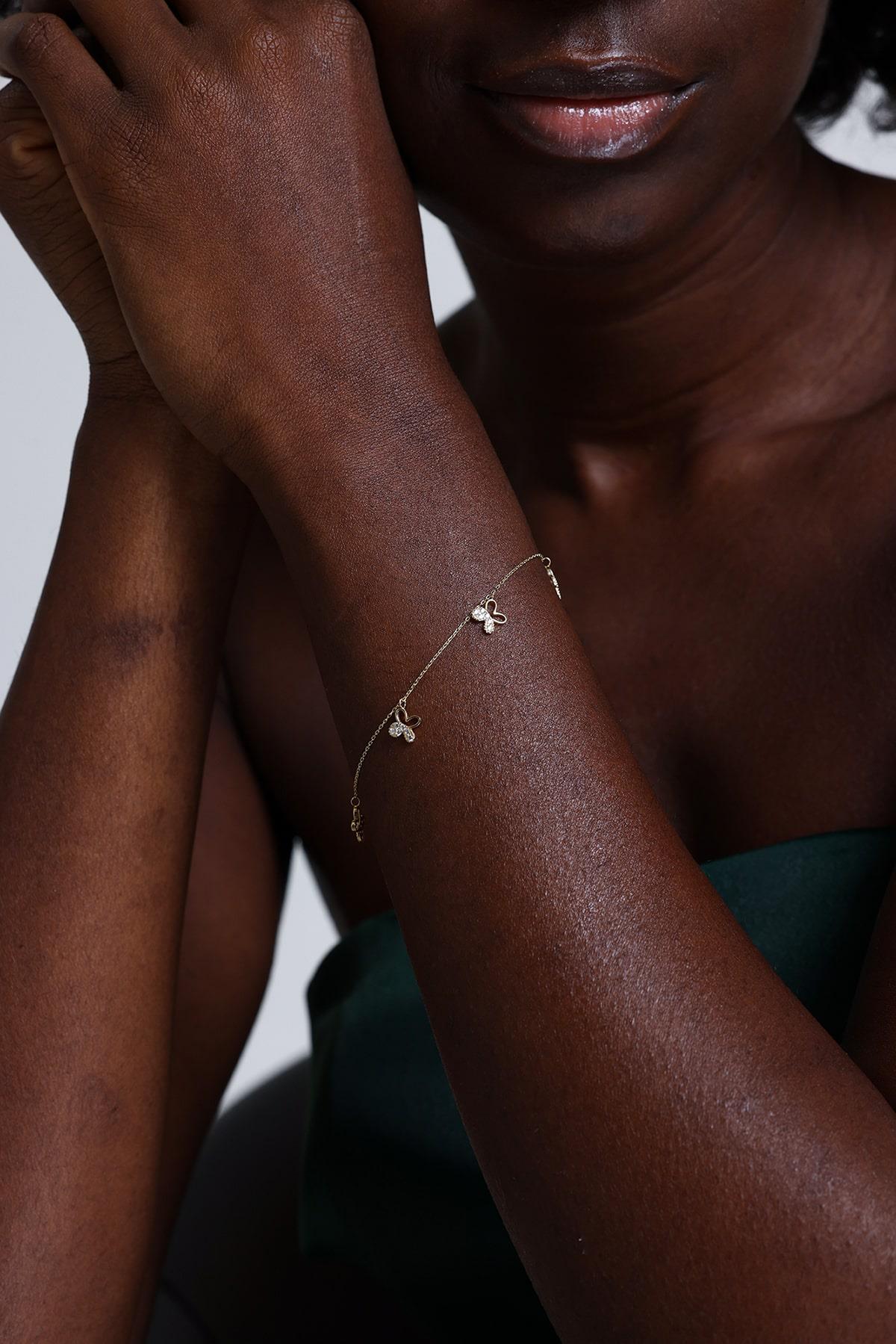 Altın Kelebek Bileklik