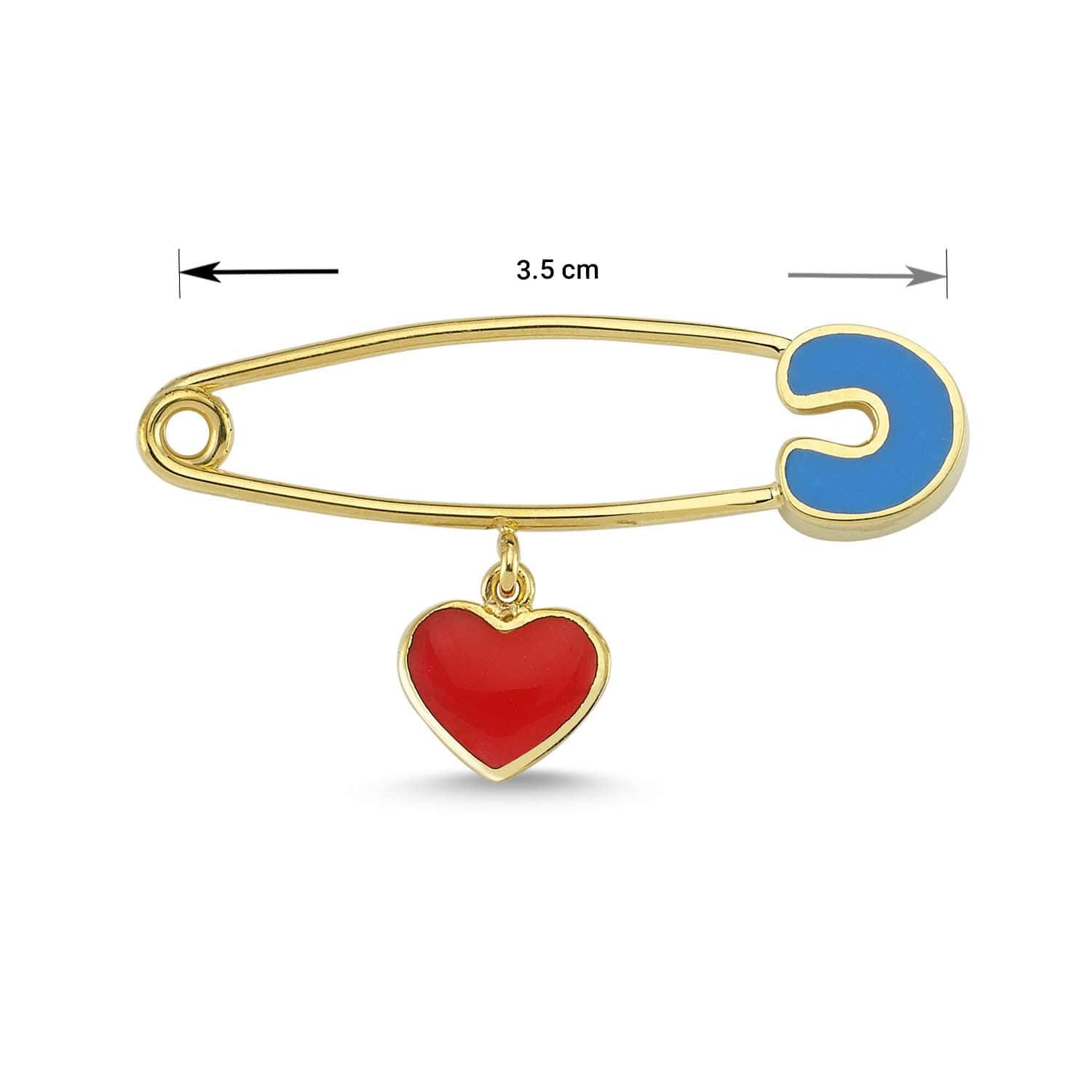 Altın Mineli Çengelli İğne