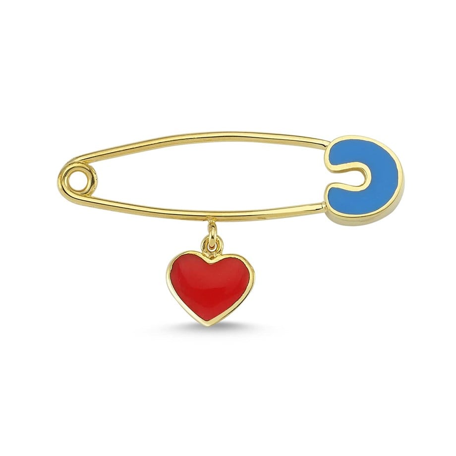 Altın Mineli Çengelli İğne