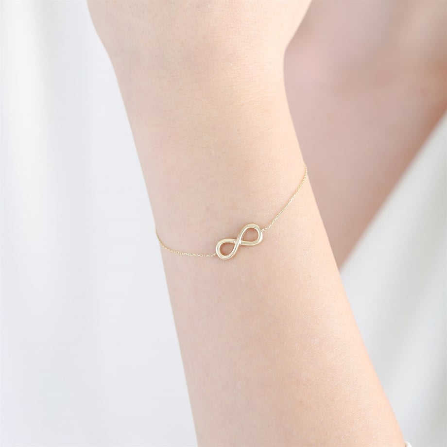 Altın Sonsuzluk Bilekliği