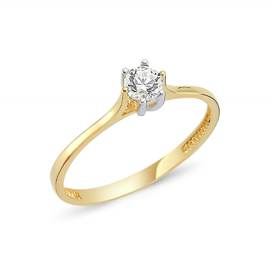 Altın Tek Taş Yüzük