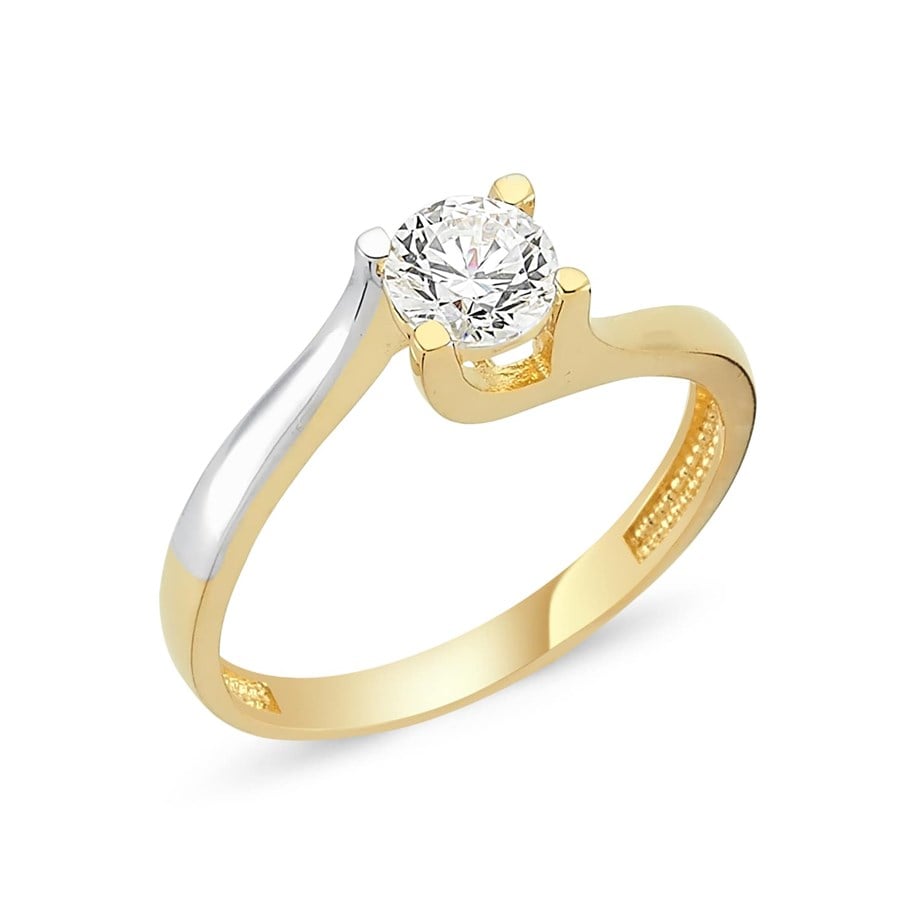 Altın Tek Taş Yüzük