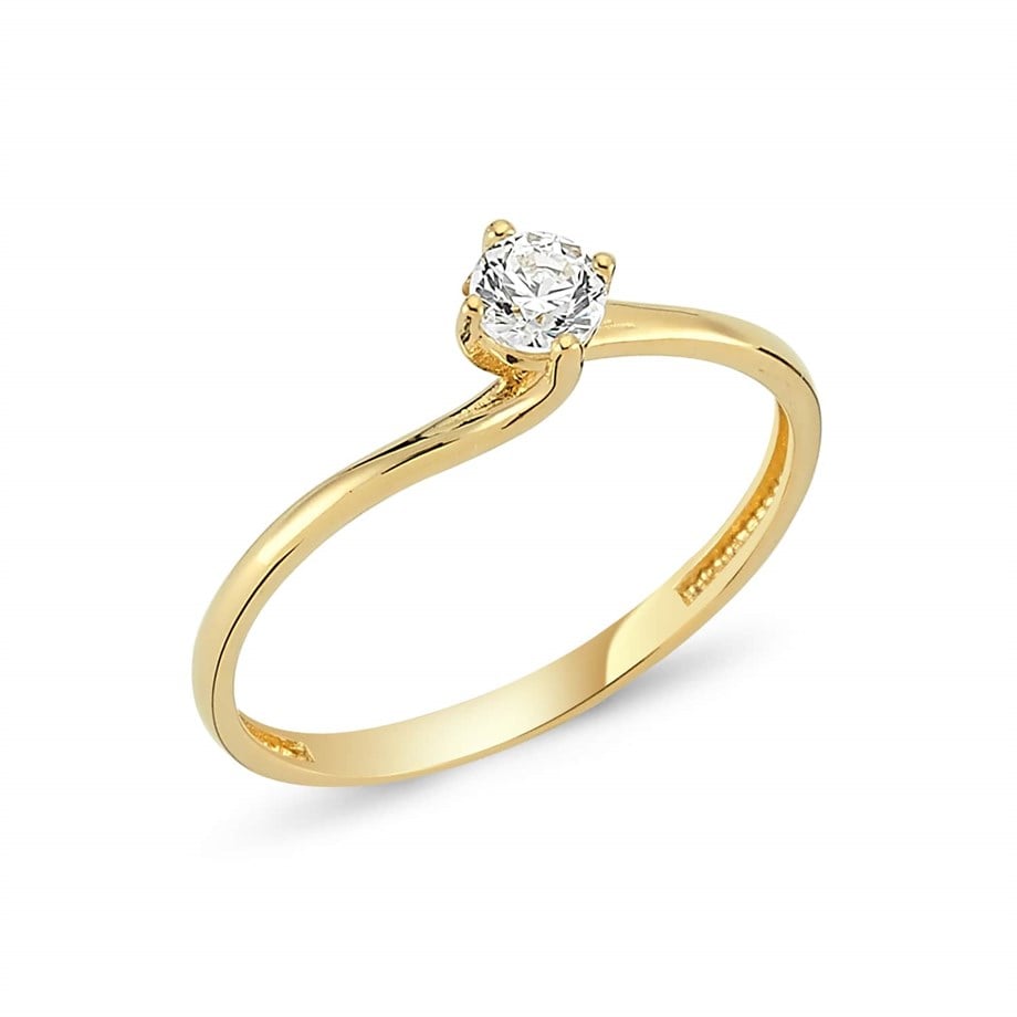 Altın Tek Taş Yüzük