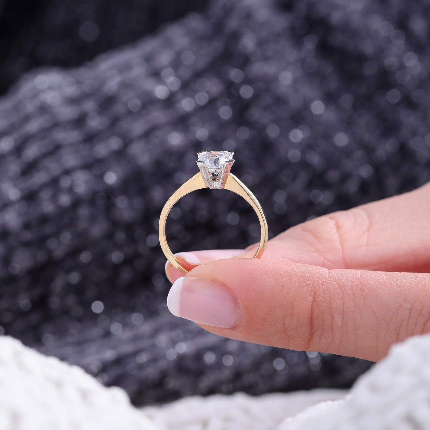 Altın Tek Taş Yüzük