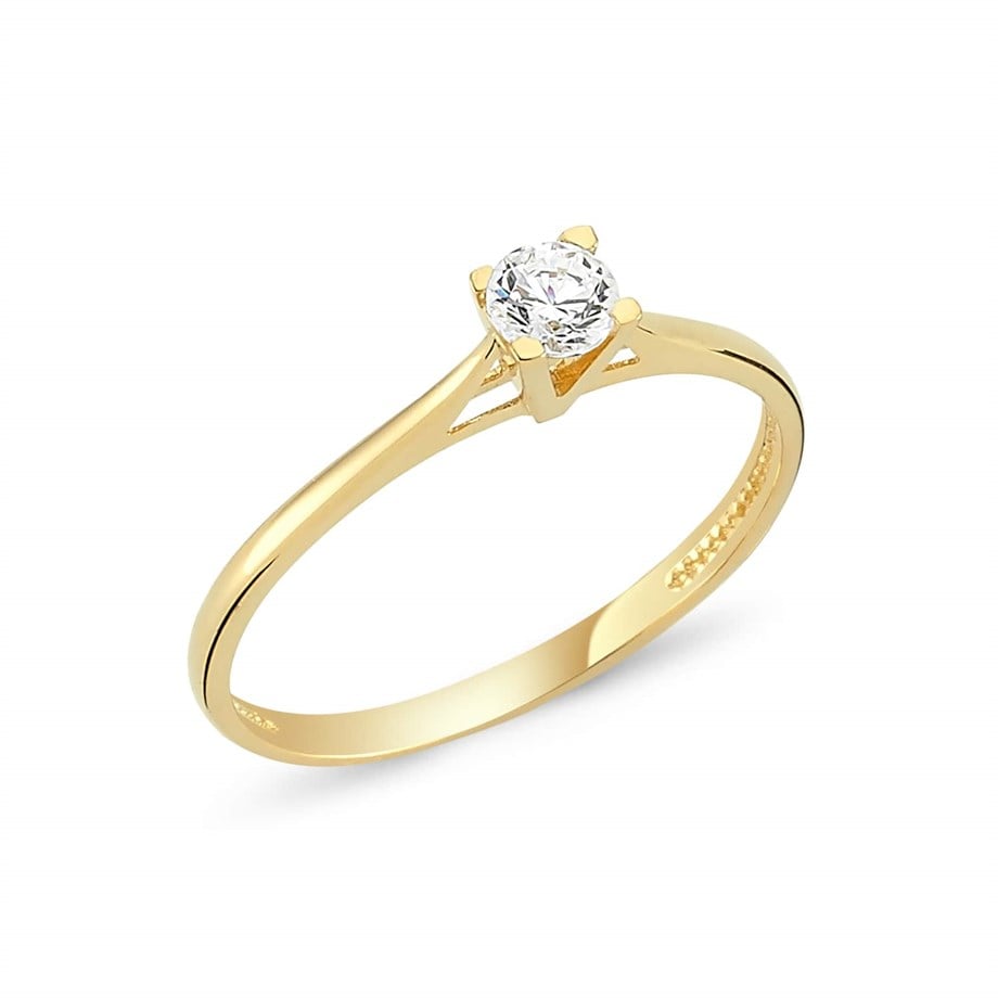 Altın Tek Taş Yüzük