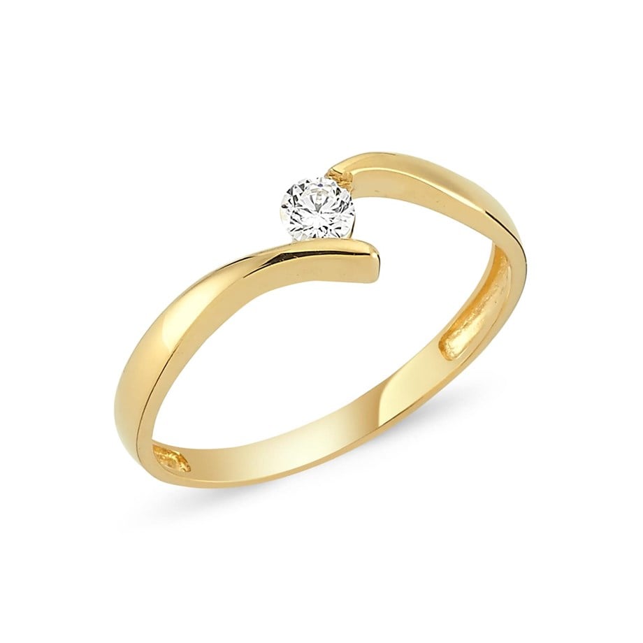 Altın Tek Taş Yüzük