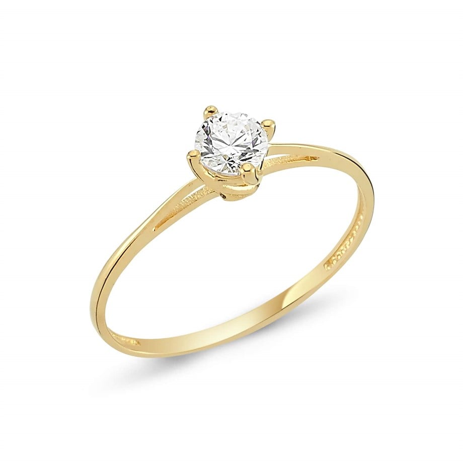 Altın Tek Taş Yüzük