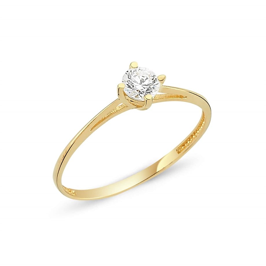 Altın Tek Taş Yüzük