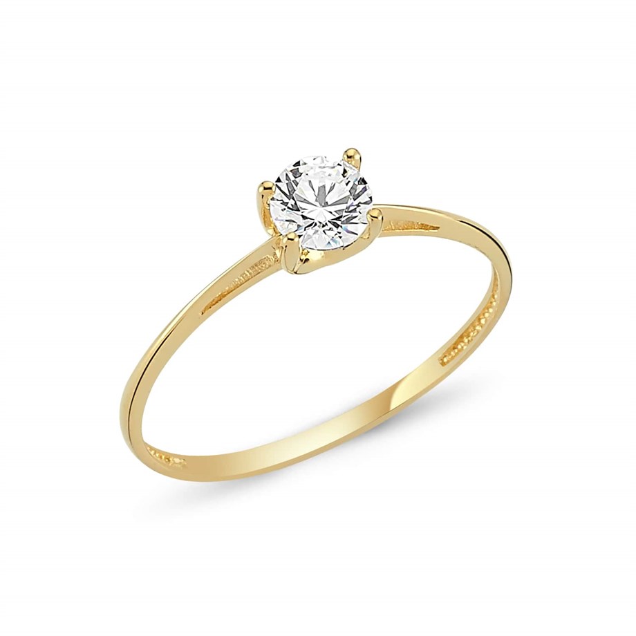 Altın Tek Taş Yüzük