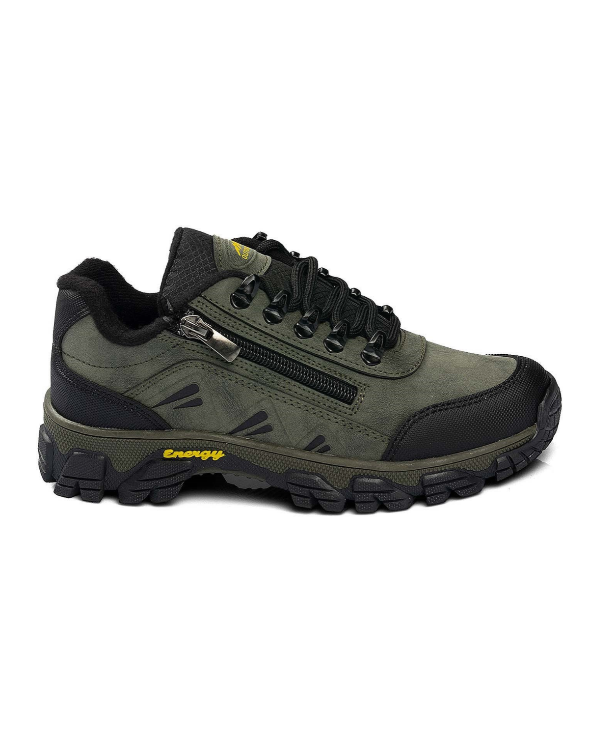 Ay Ayakkabım WD 3007 Erkek Haki-Siyah Outdoor Ayakkabı 