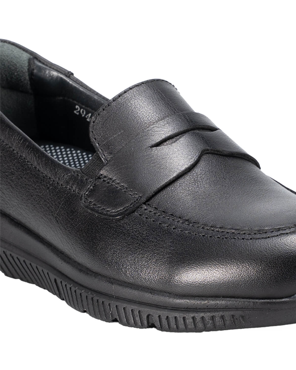 Forelli GOLA-G Kadın Siyah (36-41) Deri Comfort Ayakkabı  