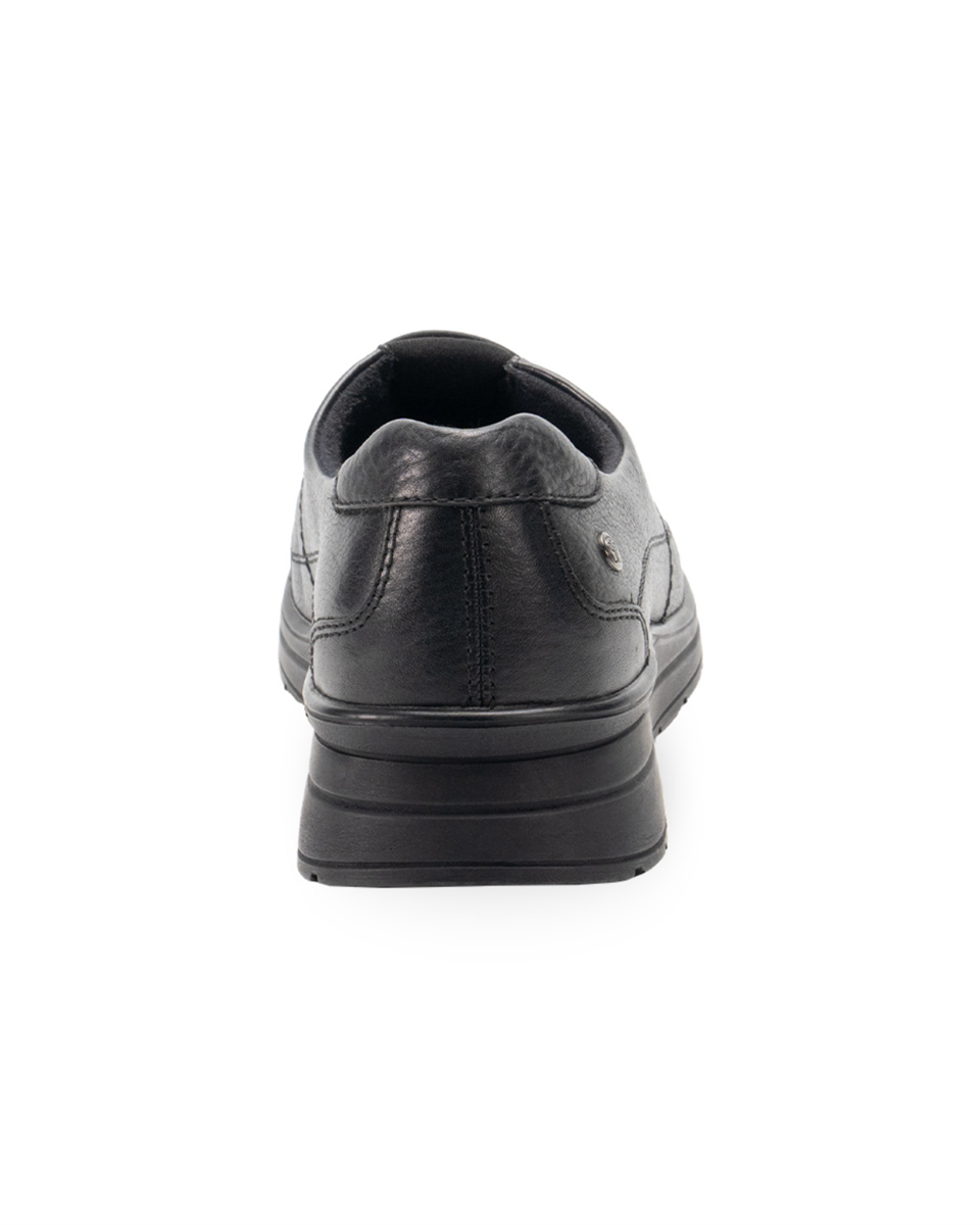 Forelli HEFA-H Kadın Siyah (36-41) Deri Comfort Ayakkabı 