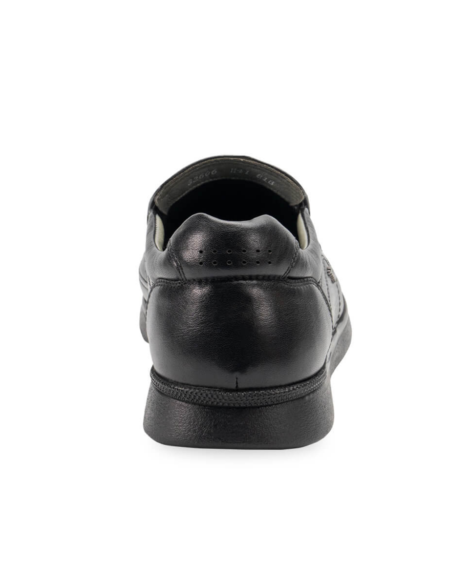 Forelli HOKA-H Erkek Siyah (40-45) Deri Comfort Ayakkabı