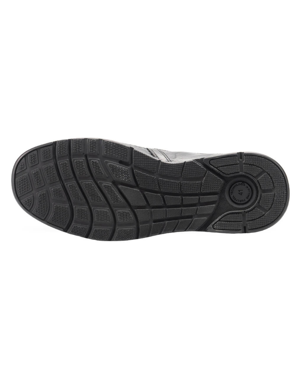 Forelli HOKA-H Erkek Siyah (40-45) Deri Comfort Ayakkabı