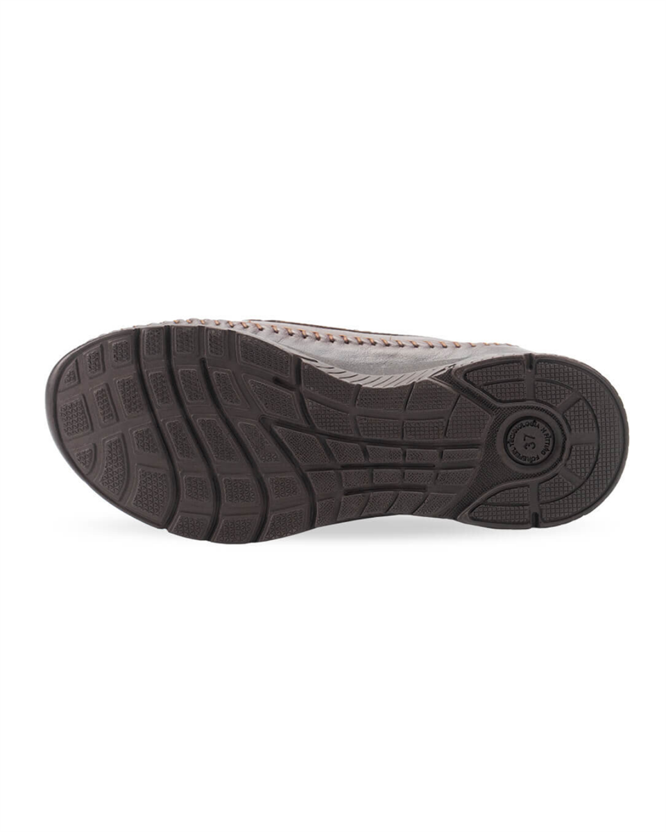 Forelli LADEN-G Kadın Kahve (36-41) Deri Comfort Ayakkabı