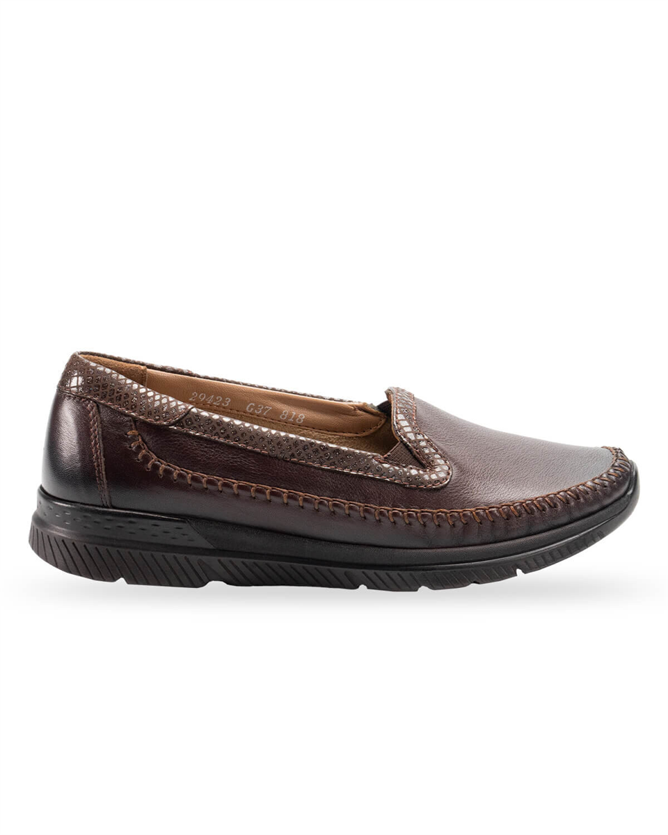 Forelli LADEN-G Kadın Kahve (36-41) Deri Comfort Ayakkabı
