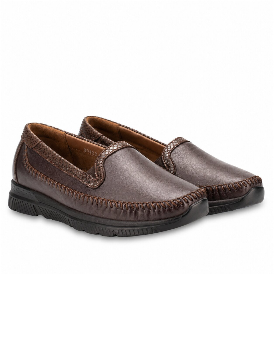 Forelli LADEN-G Kadın Kahve (36-41) Deri Comfort Ayakkabı