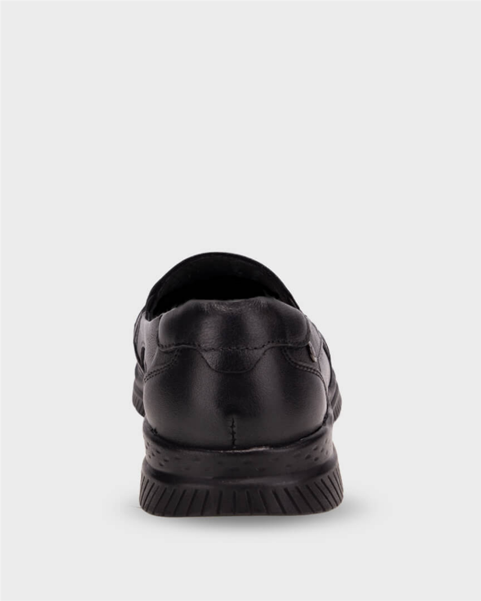 Forelli OLIVIA-H Kadın Siyah (36-41) Deri Comfort Ayakkabı 