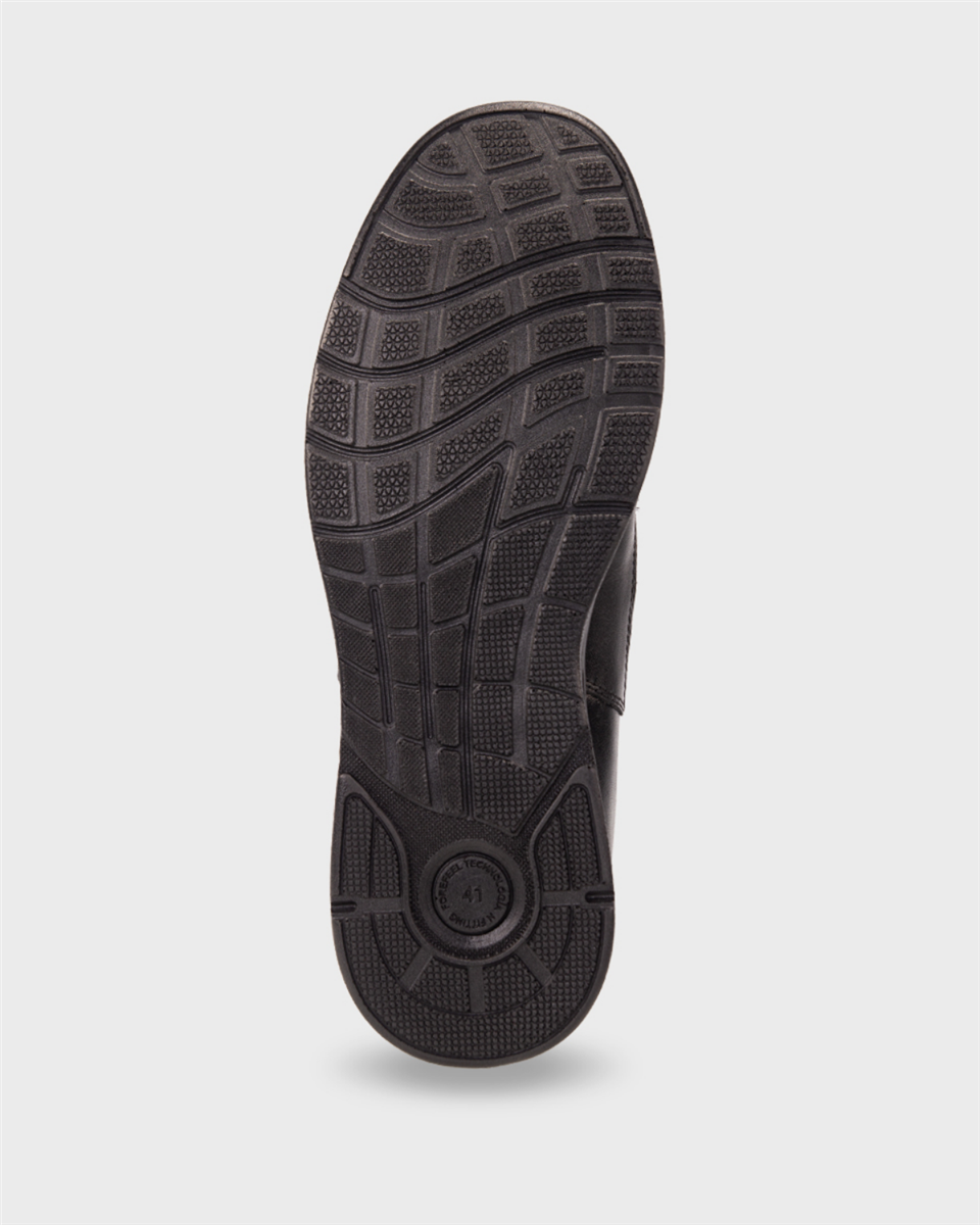 Forelli ZEKE-H Erkek Siyah (40-45) Deri Comfort Ayakkabı 