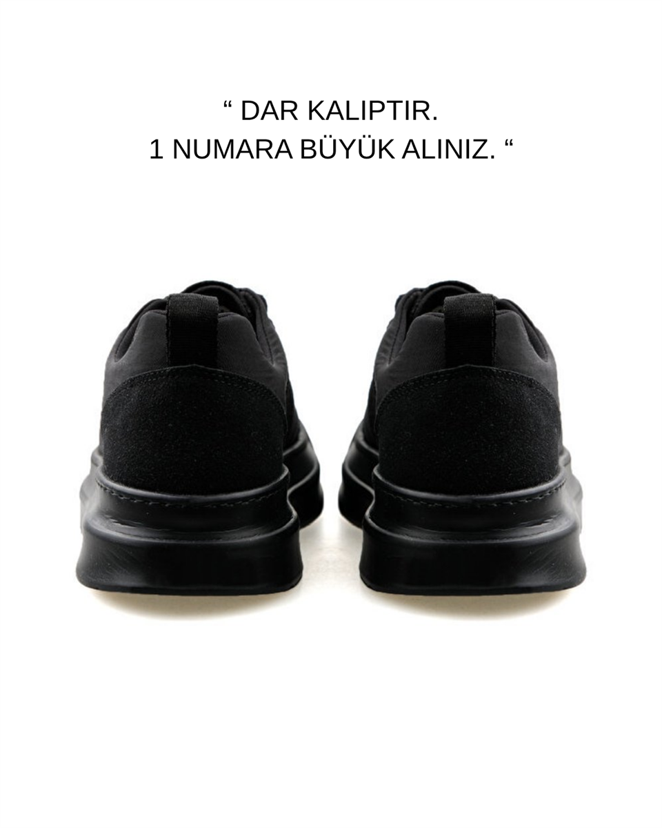 Gamelu Strong 24Km Erkek Siyah (40-44) Sneaker Ayakkabı 