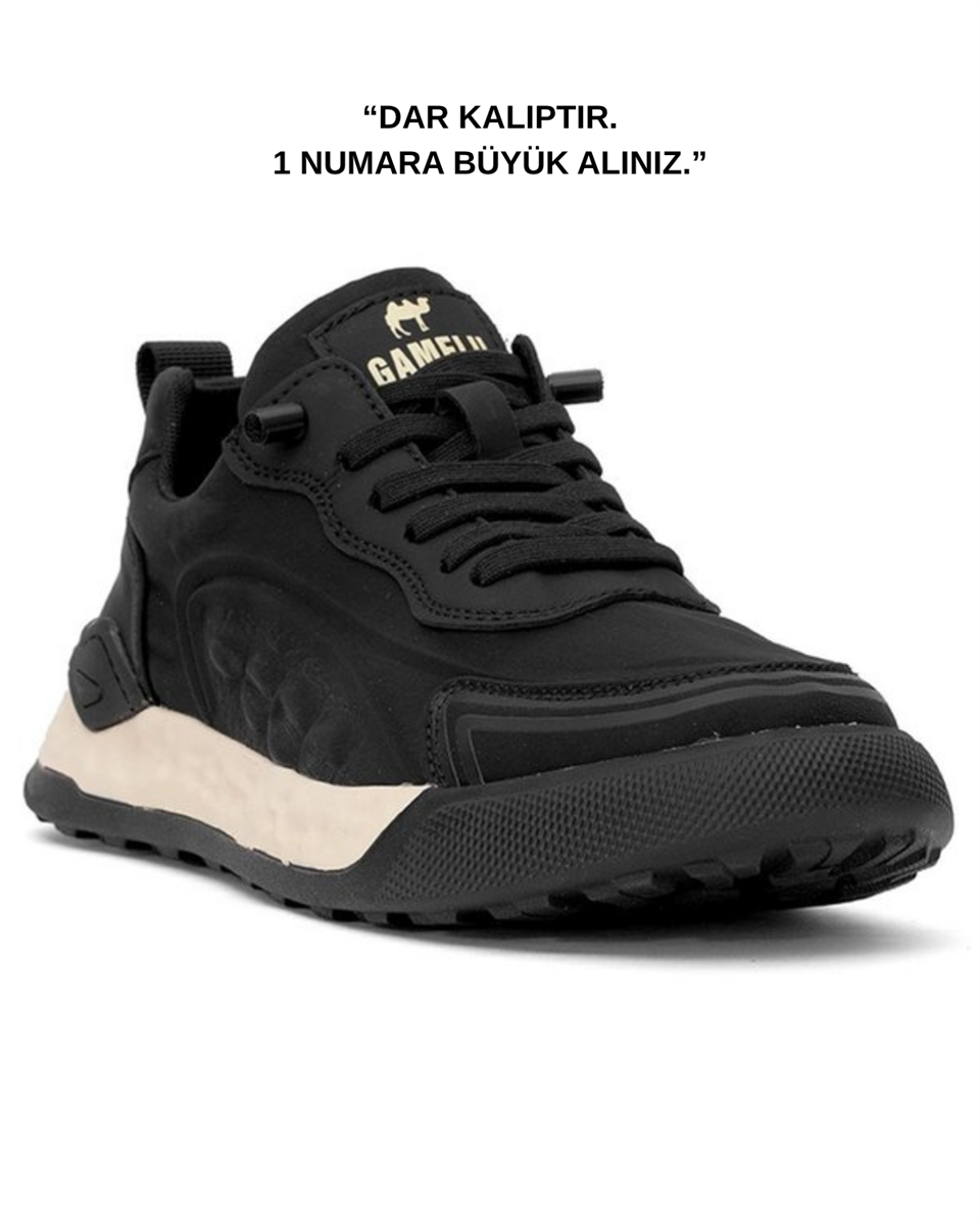 Gamelu Wine 25Ym Erkek Siyah (40-44) Günlük Spor Ayakkabı 