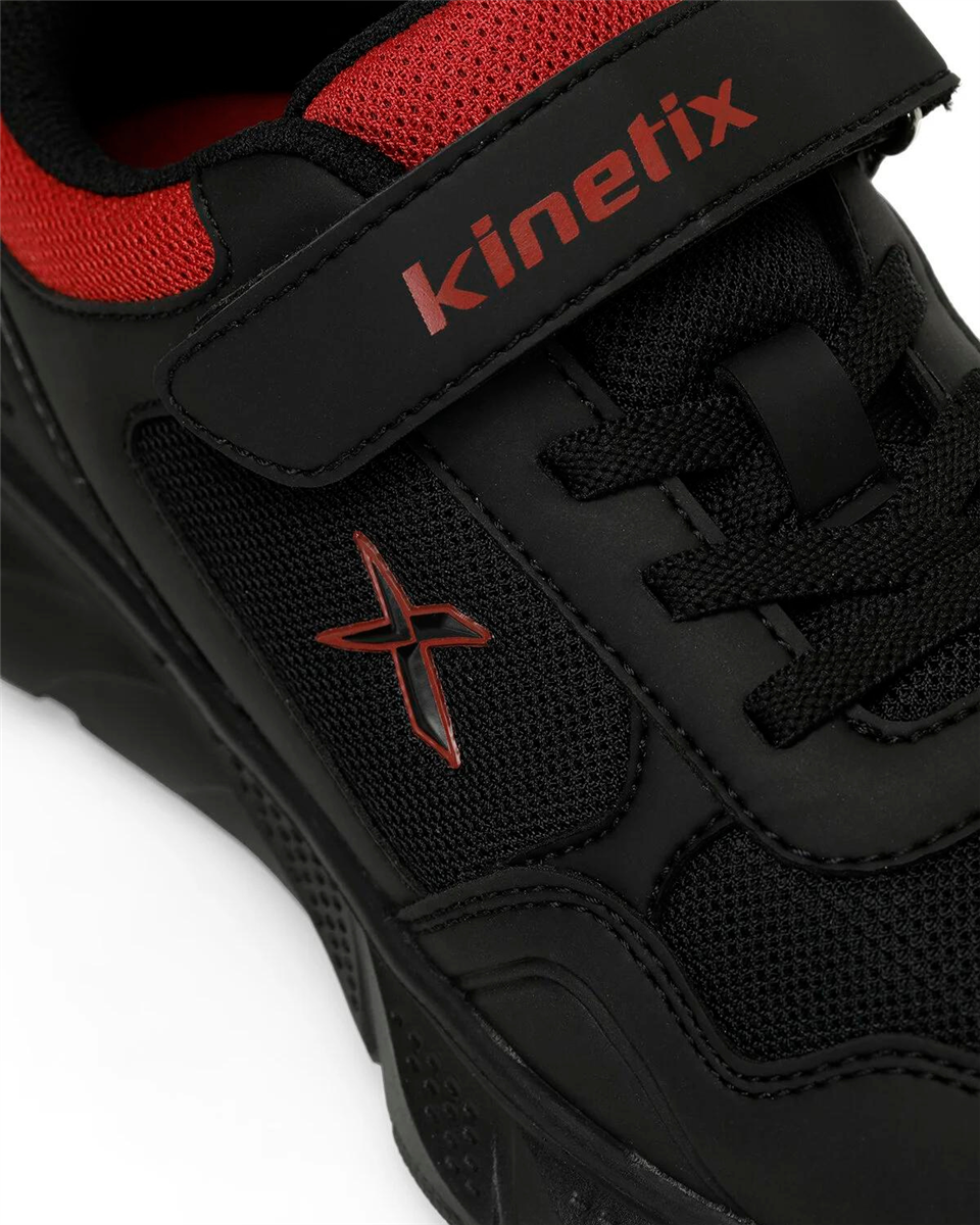 Kinetix Fender Tx J 4Fx Çocuk Siyah-Kırmızı Günlük Spor Ayakkabı