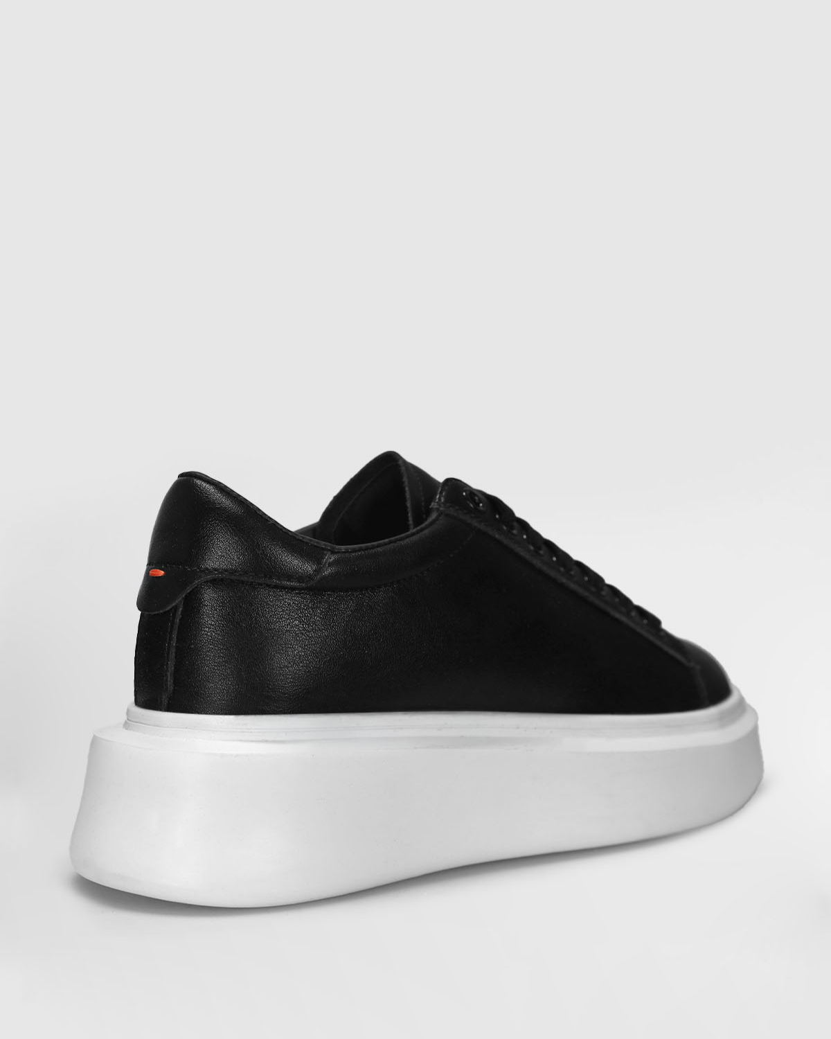 Lufian Grace Kadın Siyah Deri Sneaker Ayakkabı