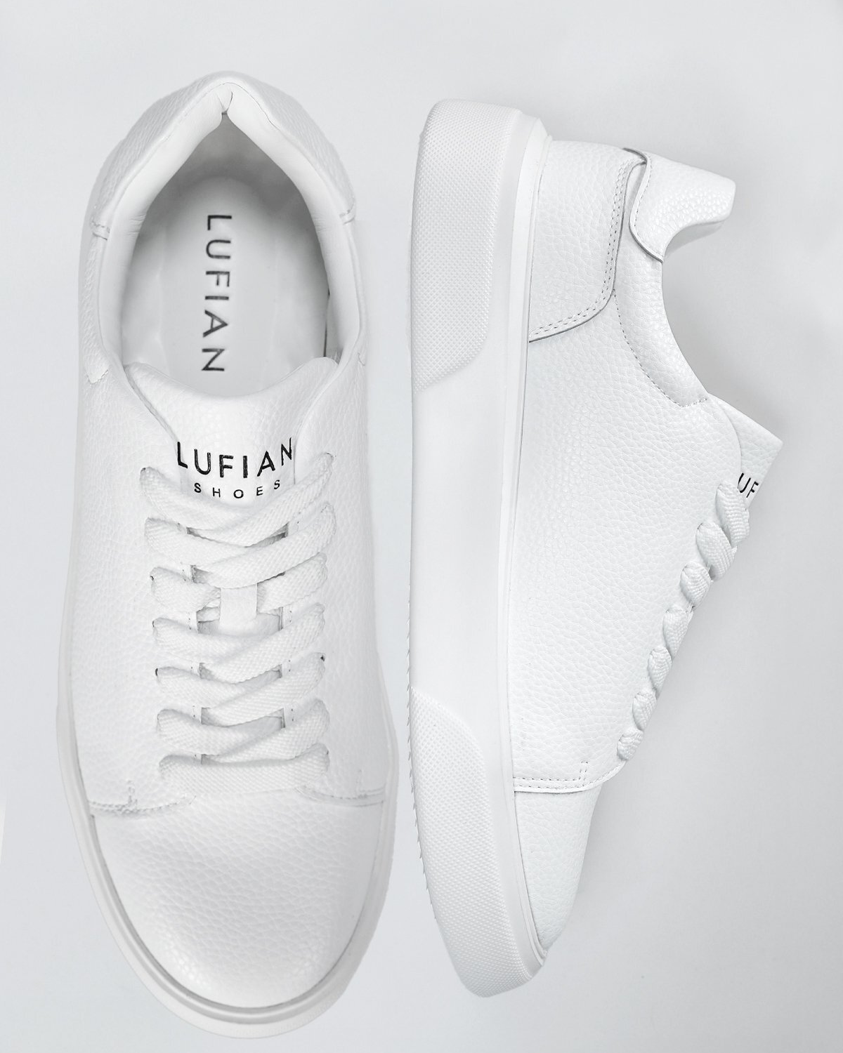 Lufian Tommy Erkek Beyaz Deri Sneaker Ayakkabı