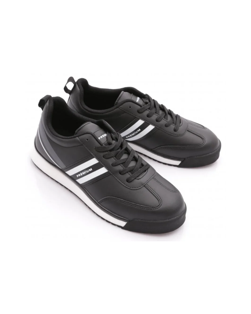 M.p. Premium 251-2838 Erkek Siyah-Beyaz (40-44) Günlük Spor Ayakkabı