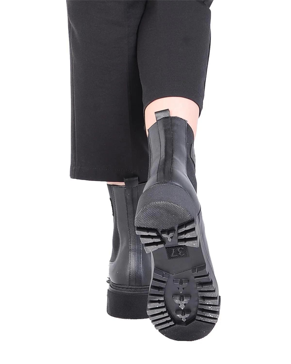 M.p. 242-2206 Zn Kadın Siyah Bot