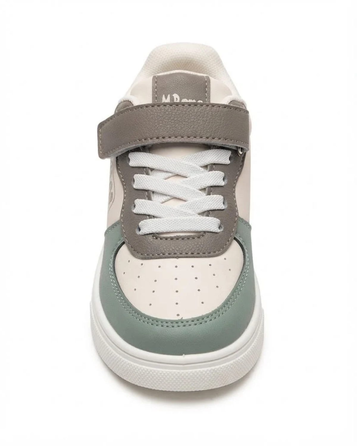 M.p. One 262-3707 Çocuk Bej-Kahve-Yeşil Cilt Sneaker Ayakkabı 