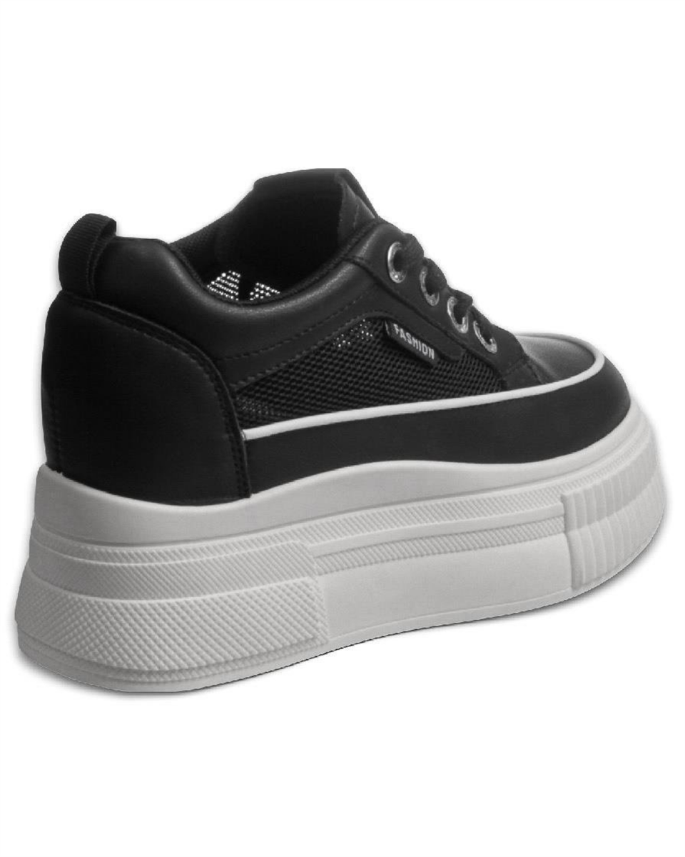 M.P. Premium 241-1664 Zi Kadın Siyah Günlük Spor Ayakkabı