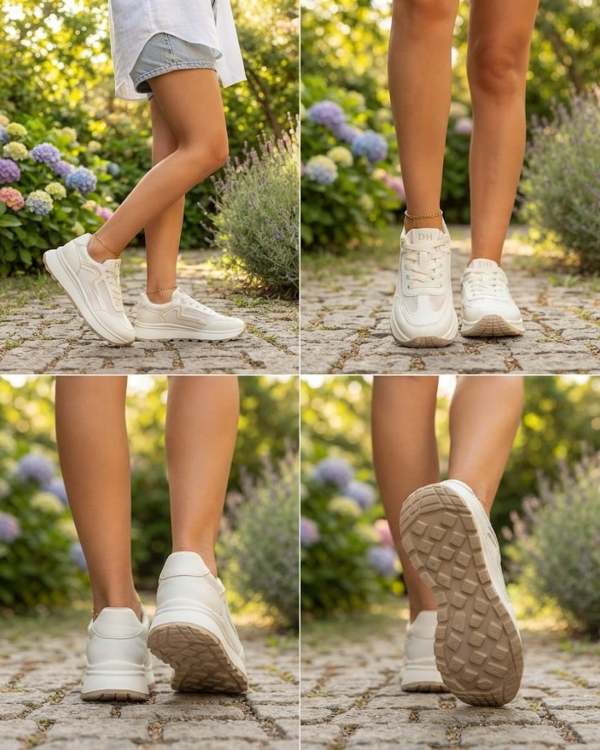Miu Miu BDLZ-2008 Kadın Beyaz (36-40) Günlük Spor Ayakkabı