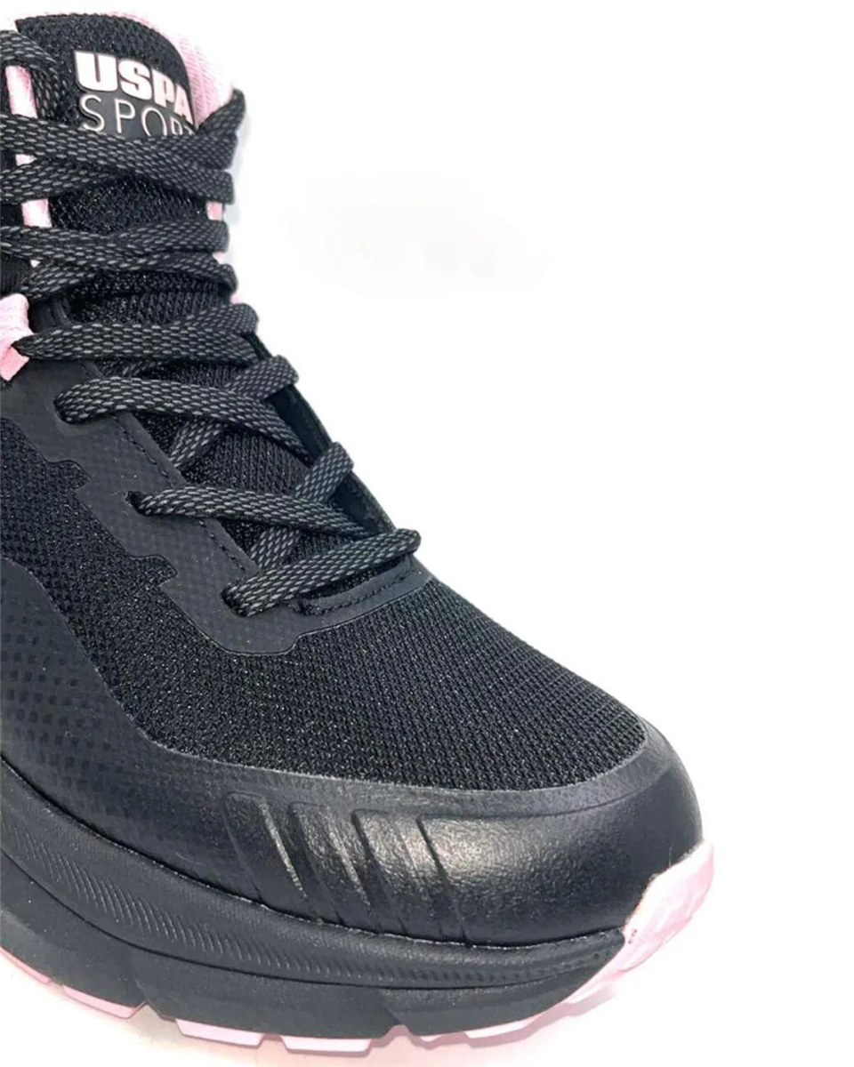 U.s. Polo Assn. Gerrard Hi Wmn 4Pr Kadın Siyah-Pembe Waterproof Bot