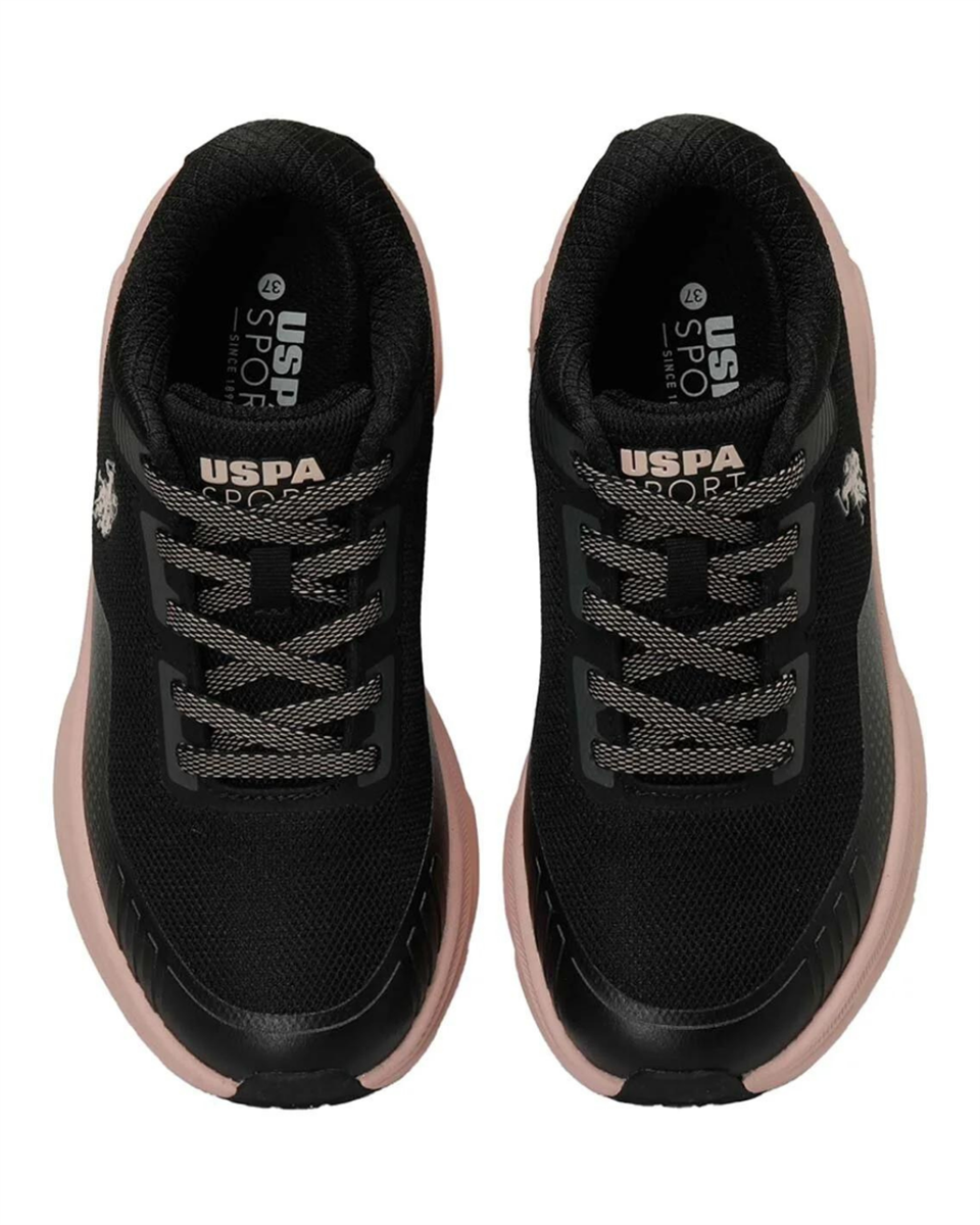 U.s. Polo Assn. Gerrard Wmn 4Pr Kadın Siyah-Mor Koşu&Antrenman Ayakkabı