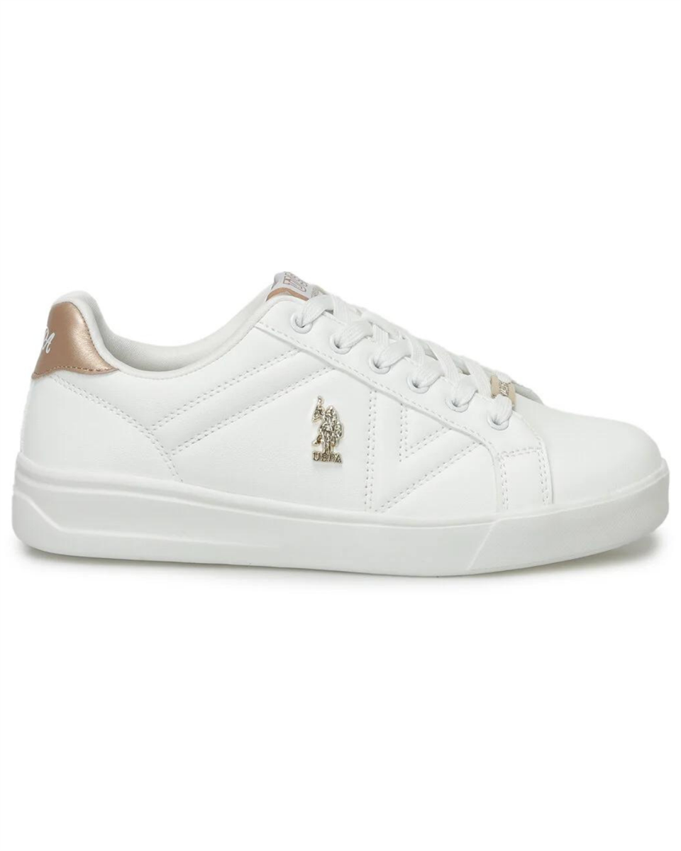 U.s. Polo Assn. Exxy 4Fx Kadın Beyaz Sneaker Ayakkabı