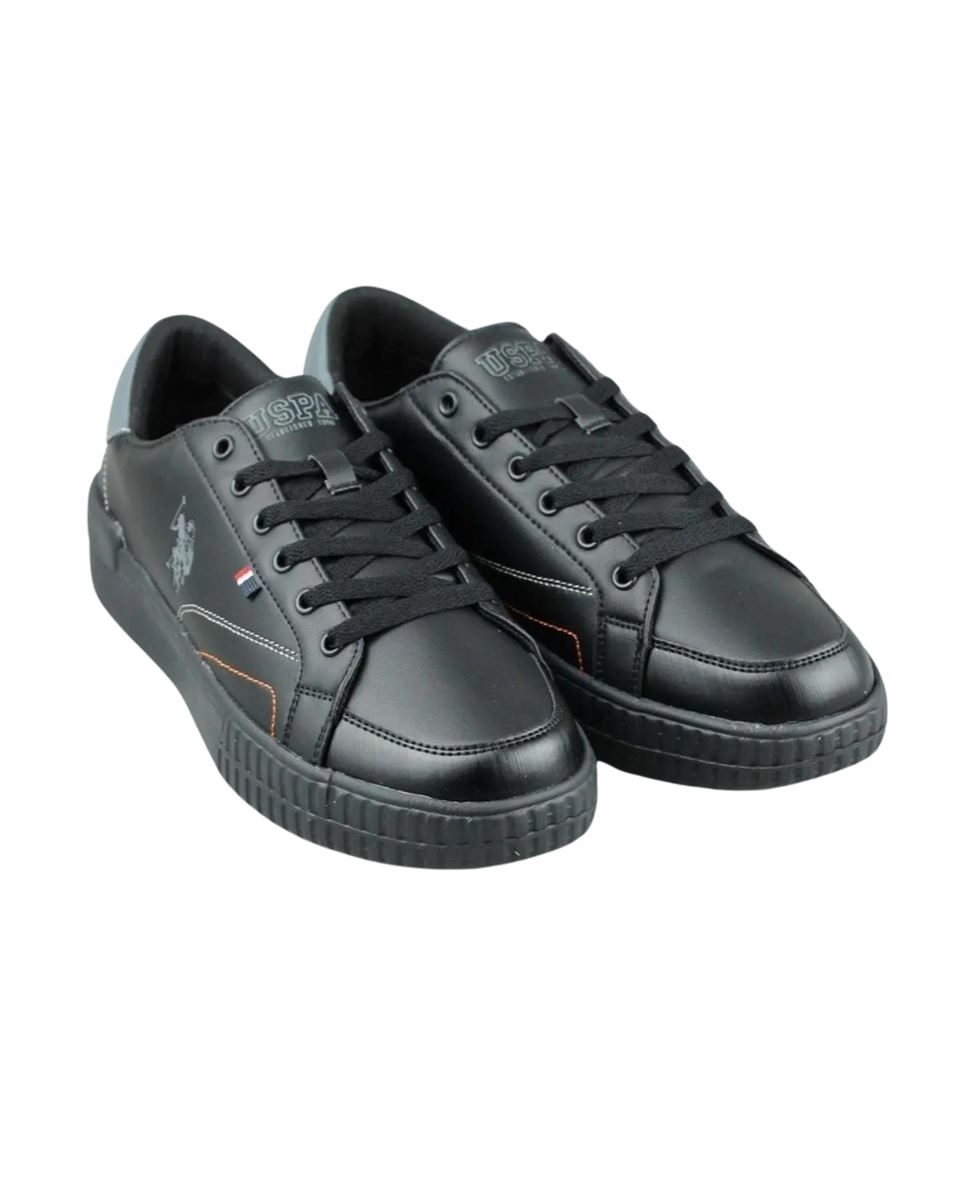 U.s. Polo Assn. Mayk 4Pr Erkek Siyah Sneaker Ayakkabı