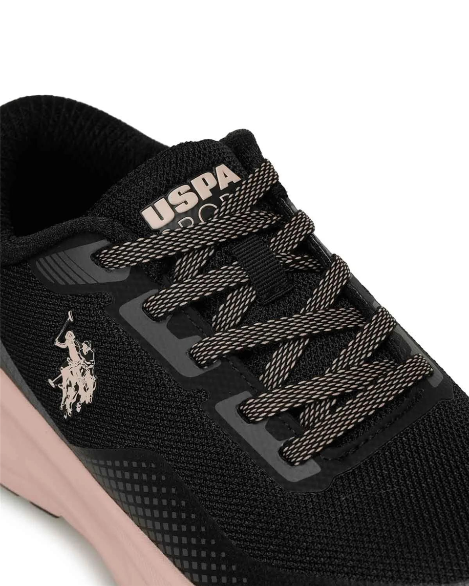U.s. Polo Assn. Gerrard Wmn 4Pr Kadın Siyah-Mor Koşu&Antrenman Ayakkabı