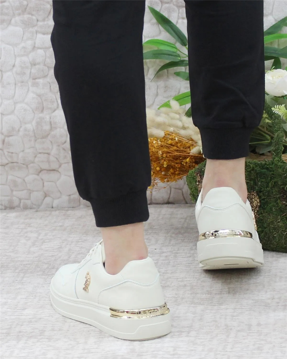 U.s. Polo Assn. Alka 5Fx Kadın Bej Sneaker Ayakkabı