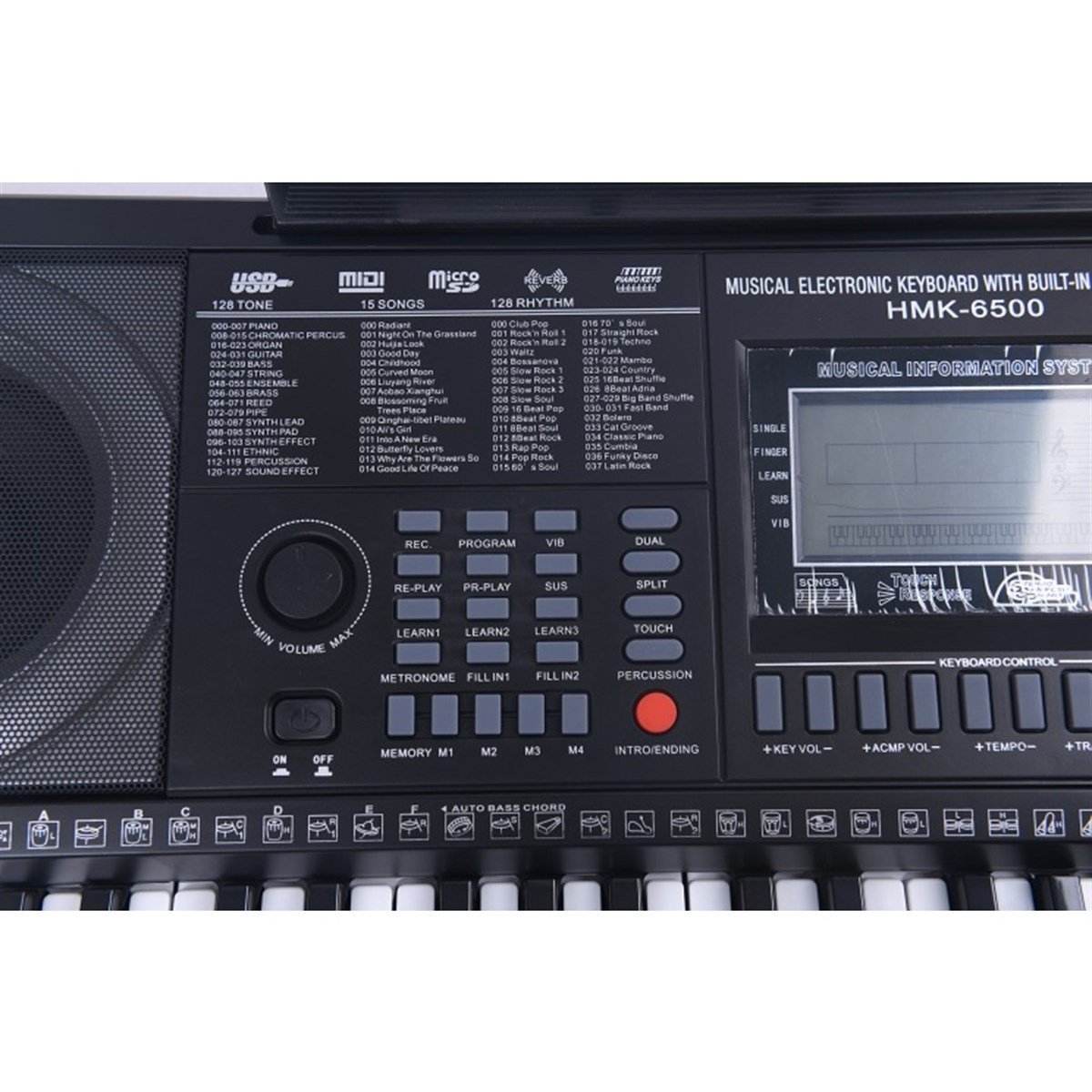 HERMANN Mayer HMK 6500B Tuş Hassasiyetli Org - SİYAH